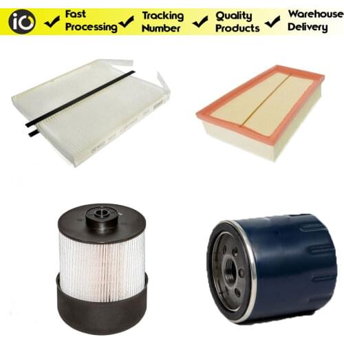 Original Filter Set for Kangoo 3 1.5 Dci Euro 5 (Oil Filter+Air Filter+Diesel Filter) Fast Shipment From Warehouse