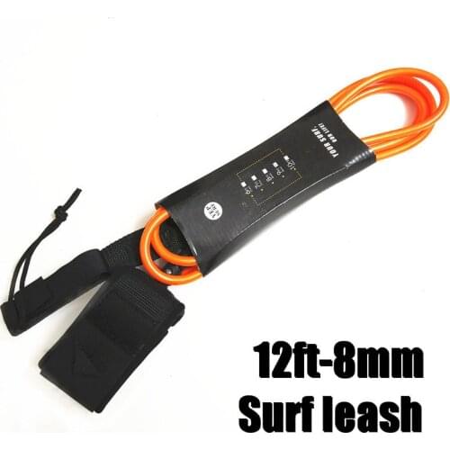 Surfboards Leash 12ft 8mm Length Sports Surfboard Leash Surf Leash Laisse Surf water sport