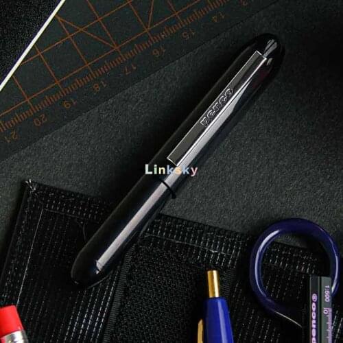 HIGHTIDE PENCO Bullet Ballpoint Pen Gold Silver [FT180],Compatible with Pen Tip 0.7 mm, Oil-based Black Ink