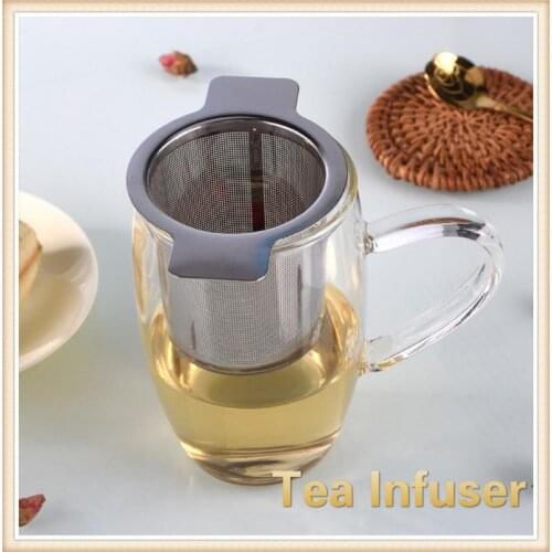 Stainless Steel Tea Leak In Mug Tea Infuser With Lid Tea Strainer Teapot Tea Leaf Spice Filter Tea Tool Drinkware Kitchen Gadget