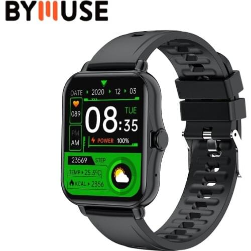 BYMUSE Q8 Smart Watch Men Bluetooth Call ECG Woman Smart Bracelet Heart Rate Fitness Tracker PK GTS 2 Smartwatch IP67 Waterproof