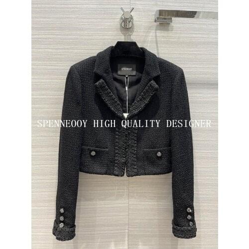 Женские черные куртки Spenneooy China At AliExpress