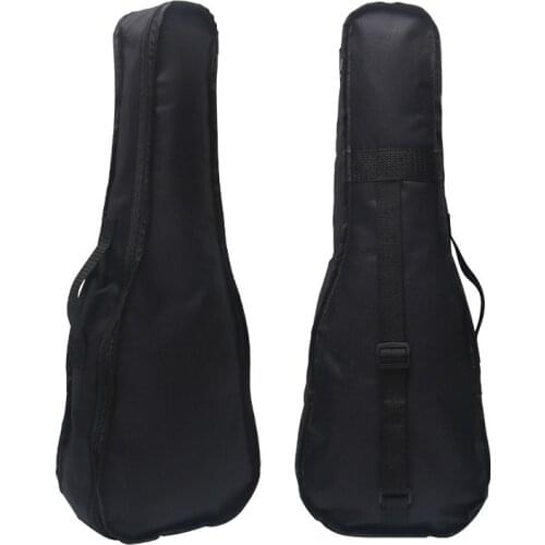 21 Inch Black Oxford Cloth Ukulele Hawaiian Guitar Bag 15 Frets 4 Strings Music Instrument Storage Carry Bag