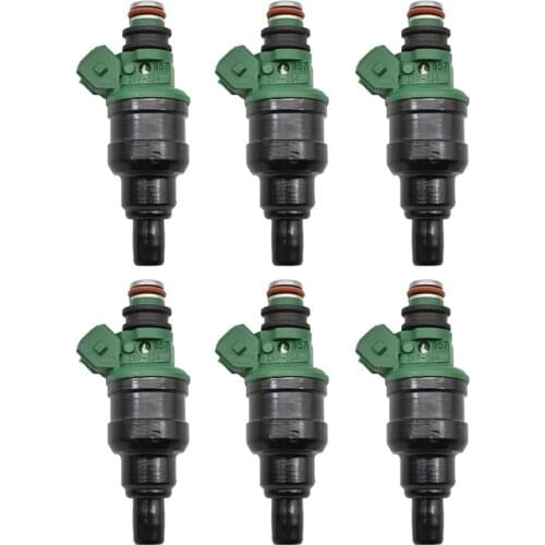 6Pcs/Lot Fuel Injector for Mitsubishi Montero 3.5L V6 SDH-240 INP534 SDH240 INP-534 MD189021