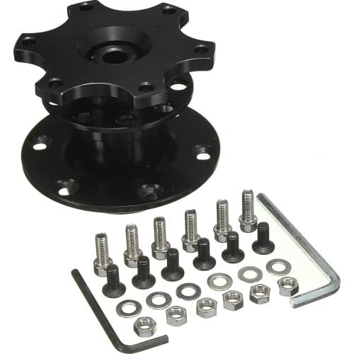 Universal Steering Wheel Quick Release Hub Racing Adapter Snap Off Boss Kit For 6 hole Steering Wheel Hub