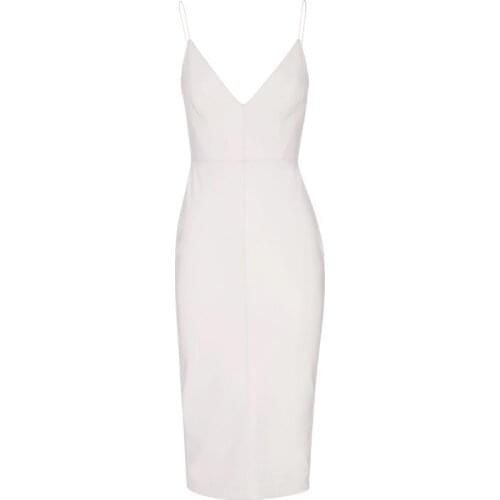 High Quality Summer 2020 Luxury Designer Runway Dress Women Elegant Sexy Party Office Ladies Slim Bodycon Female Pencil Dresses