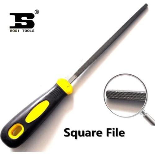12"x300 Long Coarse File Tools T12 Steel Quenched Square Head Files BOSI