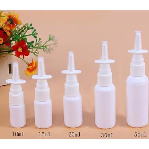 15ml Wholesale plastic nasal spray bottle with pump sprayer