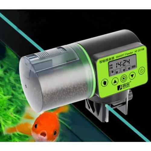 2 in 1 Manual LCD Smart Automatic Fish Feeder Aquarium Timer Feeder Digital Fish Tank Electrical Food Feeding Fish Feeder Tool