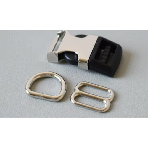 20 set 3-piece/set Metal buckle 20mm safety clasp DIY sewing accessories pet supplies
