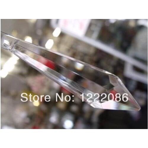 20pc icicle 100mm long spear drop parts chandelier crystal parts suncatcher