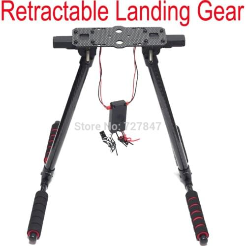 650 Quick Install Retractable Landing Gear Skid Carbon Fiber Best for S500 S550 X500 X550 Tarot650 HML 650 HML650
