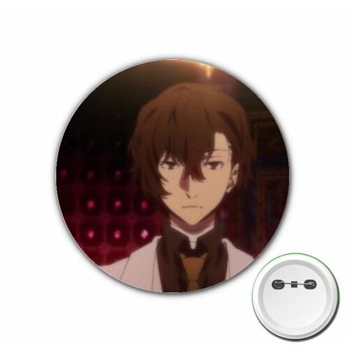 Anime Bungou Stray Dogs Cosplay Badge Cartoon Pins Brooch for Clothes Accessories Backpacks bags Button Badges