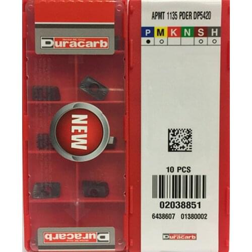 APMT1135 APMT1604 PDER DP5420 10pcs CNC Milling insert Processing: stainless steel. Hard steel, etc. Free shipping