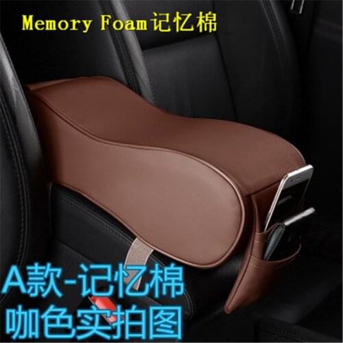 Car-styling Car interior Memory Foam central armrest box increased pad armrest box mat for Volkswagen Passat B6 B7