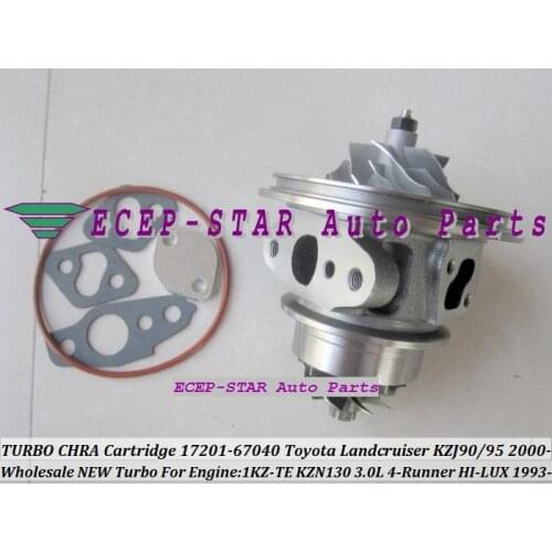 Free Ship TURBO CHRA Cartridge Core CT12B 17201-67020 For TOYOTA HI-LUX KZN130 LANDCRUISER 1KZT 1KZ-T 1KZ-TE 4-RUNNER 3.0L TD