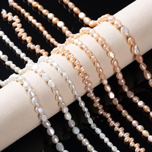 5-11mm Natural Pearl Beads High Quality Irregular Rice Shape Beads For Jewelry Making Components DIY Bracelets Necklace Handmade