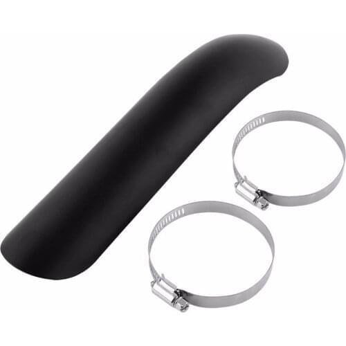 Motorcycle Black Heat Guard Cover Exhaust Muffler Heat Shield Cover For Honda Suzuki Kawasaki Yamaha Dirt bike Dual Sport bike
