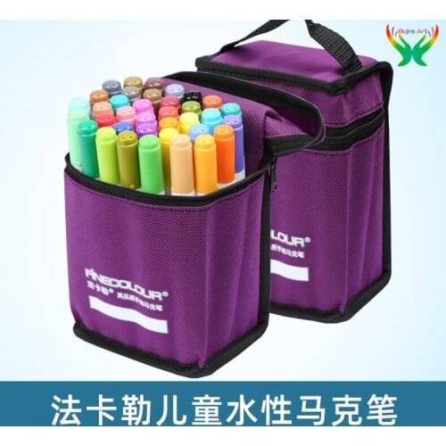 FINECOLOUR water marker 12/24/36 color hand-painted drawing design marker erasable double headed marker pen for student children