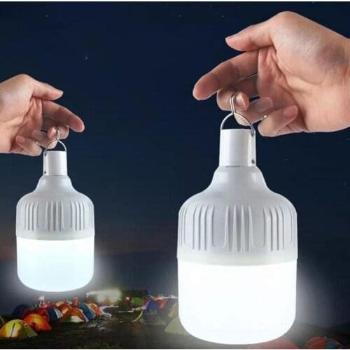 Rechargeable USB Camping light tent lantern Hanging Headlamp head battery operated light bulb for Patio/Porch/Garden lamp