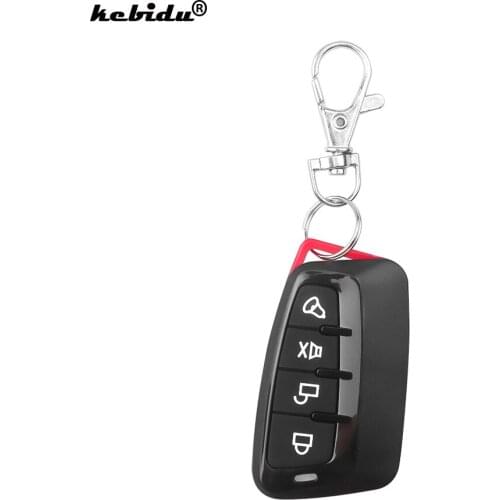 Kebidu 433MHz Learning Code Remote Control EV1527 Wireless Switch RF Transmitter for Garage Door Opener Rolling Gate Lamp Lights