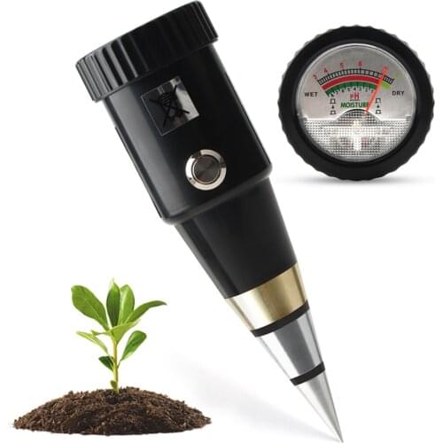KKmoon 2 in 1 Soil PH Moisture Meter Pointer Soil PH Tester Soil Moisture Gauge with Waterproof Gasket Soil Tester Garden Tool