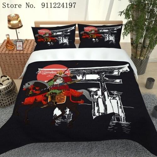 2/3pcs Bedding Set Queen Size Japanese Trend Duvet Cover Double King Set Quilt Cover Kyoto Bed Sheet Kids Adult Bedclothes