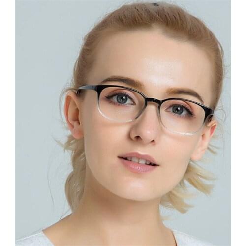 Square Women Eye Glasses Men Black Eyeglasses PC Frame Vintage Clear Lens Eyewear Optical Spectacle
