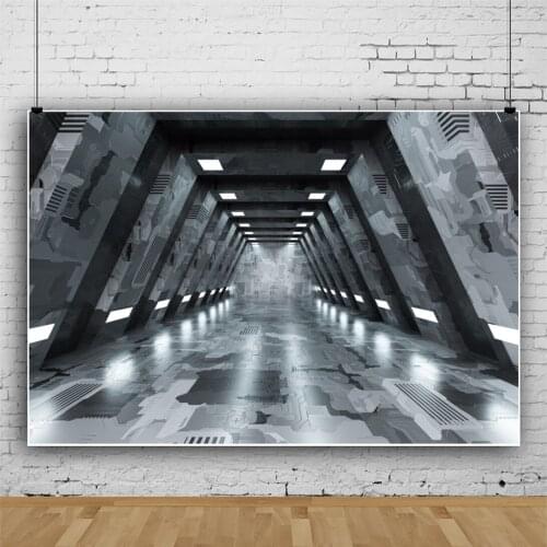 Laeacco 3D Pattern Arch Way Road Fantasy Pattern Child Photozone Portrait Photographic Background Photo Backdrop Photo Studio