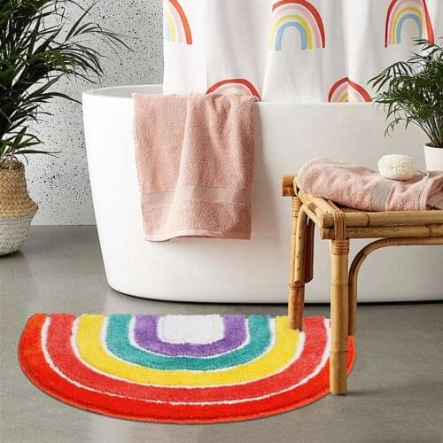 MustHome Microfiber Bathroom Rugs