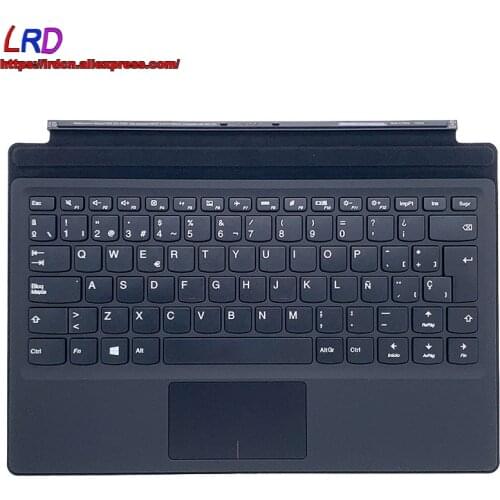 New Original SP Spanish Portable Mini Base Folio Keyboard Case for Lenovo Ideapad Miix 510 -12IKB -12ISK Tablet 5N20N21145
