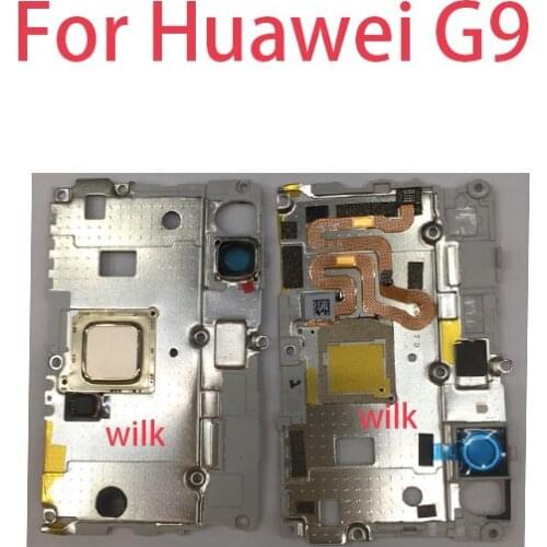 Fingerprint Sensor Plate For Huawei G9 Scanner Flex Cable Camera Lens Frame Holder For Huawei G9 Phone Replacement High Quality