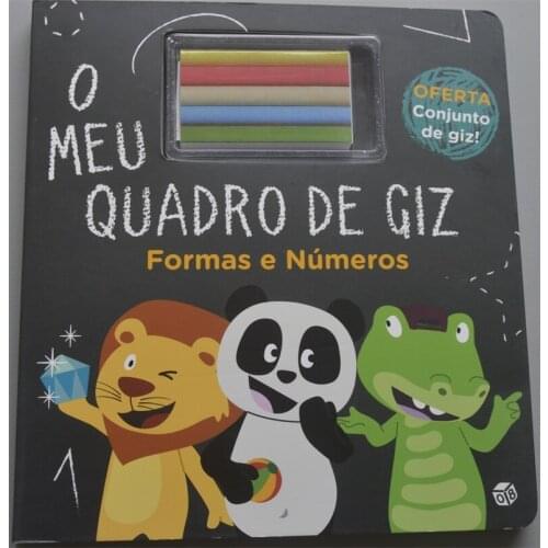 Parent Child Kids Toddler Trottie Baby Portuguese Book Early Education Cute Picture Story Handmake Game Cardboard Libros Age 3