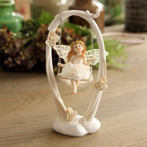 Garden ornaments wedding wedding gifts Crafts Ornament Home Furnishing Fantasy Fairy Angel swing