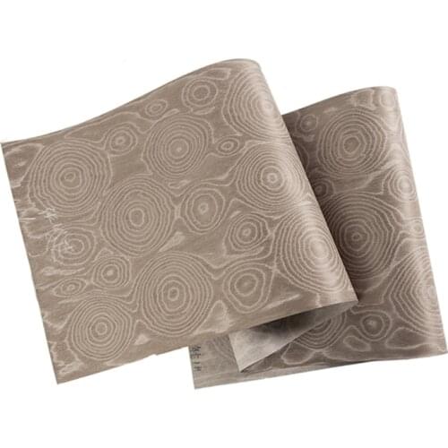 Technical Wood Veneer Annual Ring Engineering Veneer E.V. 63x250cm Tissue Backing 0.5mm Thick Brown