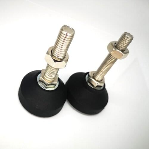 10PCS Thread Type Adjustable Levelling Feet Swivel Base Articulating Leveling legs Furniture Glide Pad