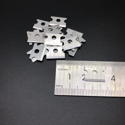 10Pcs Orignal Network Clamp Blade Ethernet Cable Plier Replace Blade Opel Network Power Cable Crimper Clamp Accessories 14X10MM