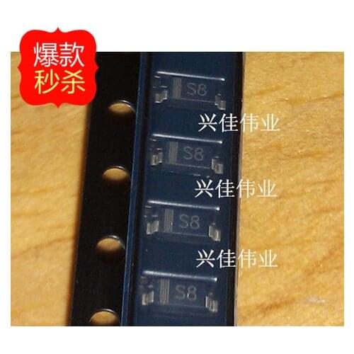10PCS SMD diode CRS08 S8 screen SOD123 1206 1.5A 30V Schottky diode volume