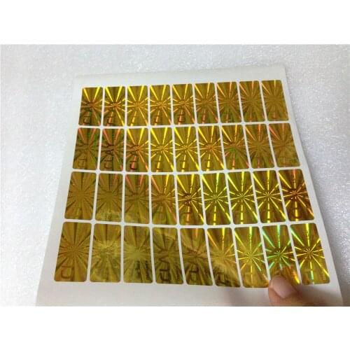 10000pcs Free Shipping Custom Hologram Sheet Tag Holographic Adhesive Letters Stickers Laser Packaging Seal VOID Open Tape