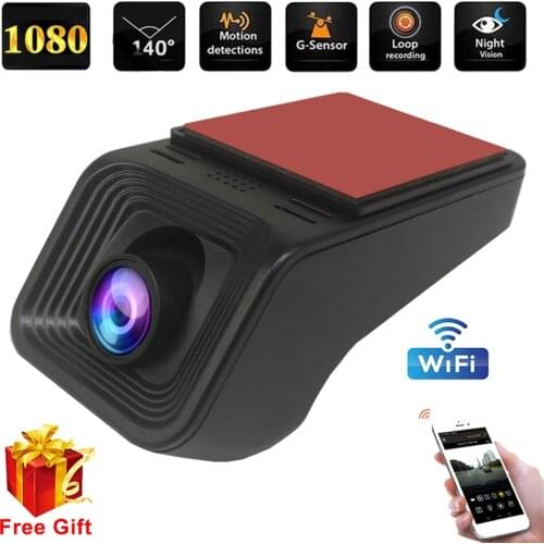 1080P WIFi Dash Cam DVR Dash Car Camera WIFI DVR ADAS Dashcam Android DVR Car Recorder Dash Cam Night Version 1080P Recorder