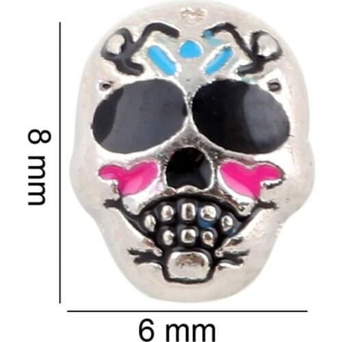 20Pcs/Lot Mask Floating Charms Hand-made DIY for Glass Lockets