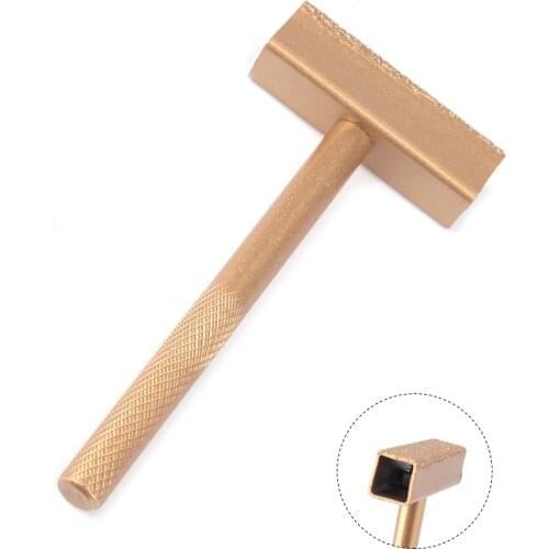 Diamond Grinding Wheel Dresser With Flat Diamond Coated Surface For Truing Grinding & Deburring Wheels Abrasive Dressing Tools