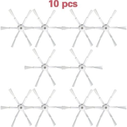 6/10 pcs 6 Arms Side Brush for Xiaomi Roborock S50 S51 S55 Robot Vacuum Cleaner Parts Replacement New Style Accessory