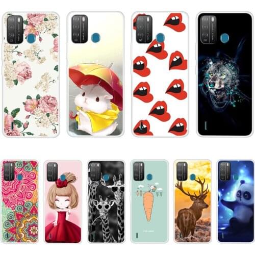 Case For Itel Vision 1 Pro Phone Cover Back Fitness Silicone Bumper Softness TPU With Colorful Printing