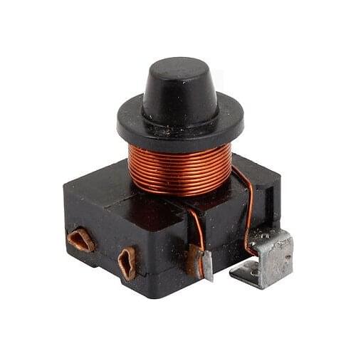 1/8 HP Refrigerator Electromagnetic Starter Compressor PTC Relay Black