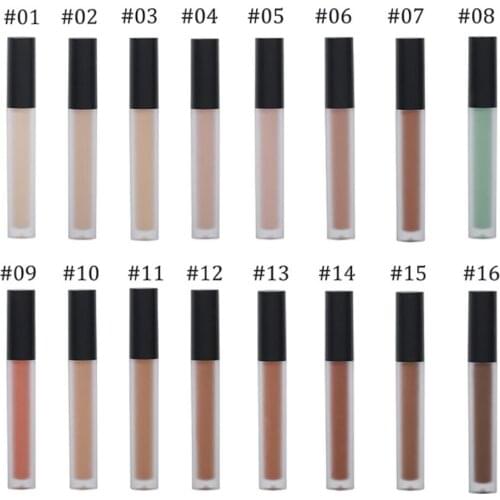 Private Label Eye Concealer & Base 16 Colors Full Coverage Suit for All Color Skin Face/Eye Makeup Liquid Concealer Wholesale