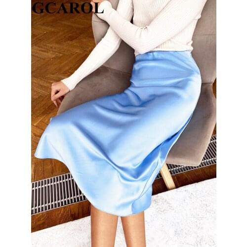Женские юбки с высокой талией GCAROL China At AliExpress