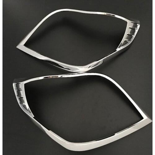ABS Chrome Head Light Headlight Cover Trim For toyota Land Cruiser Prado FJ150 FJ 150 150 2010 2011 2012 2013