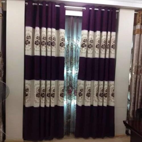 Most new embroidery magnetic curtain with Rideau for living room sheet mosquito door hotel velvet curtain window wide 2 meter