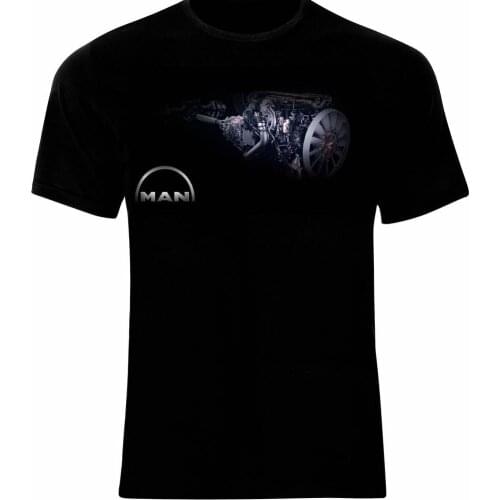 Man Truck Drivers Logo LKW Logo Mens Printed T shirt(2)